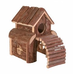 Домик для грызунов House Finn Trixie деревянный 13см x 20см x 20cм (TX-6203)